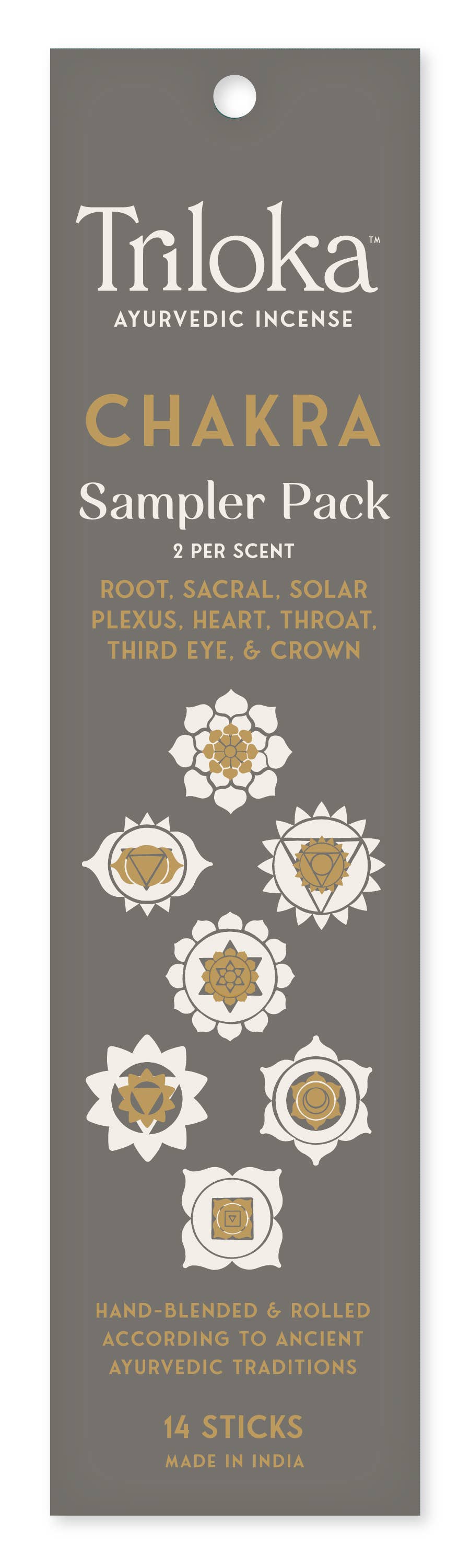 Triloka Chakra Sampler Pack Incense