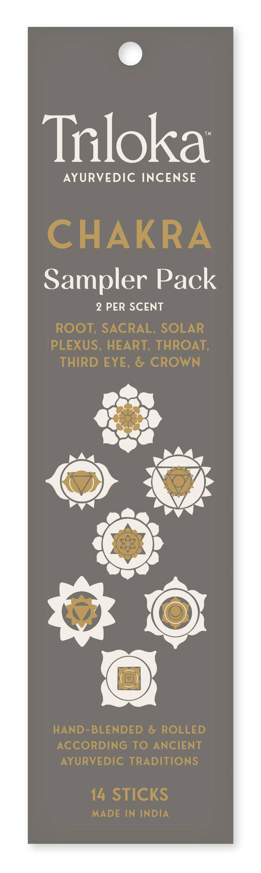 Triloka Chakra Sampler Pack Incense