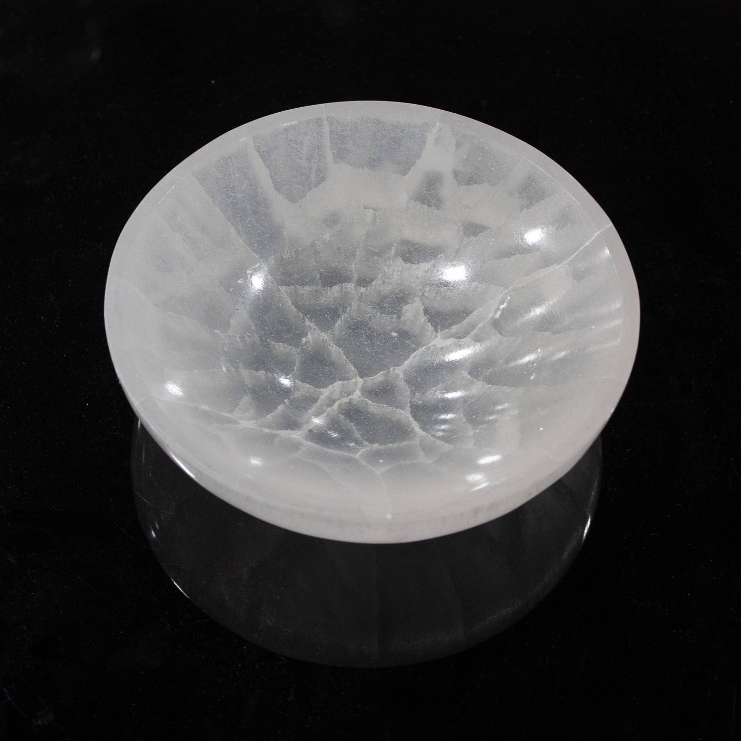 Selenite Bowl Round 14-15cm
