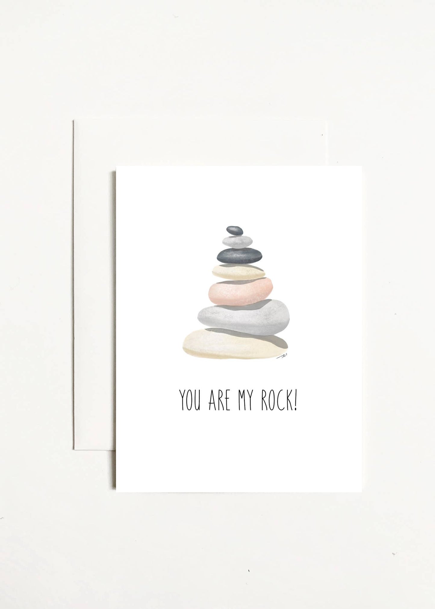 Greeting Card - K.Patricia -You Are My Rock!