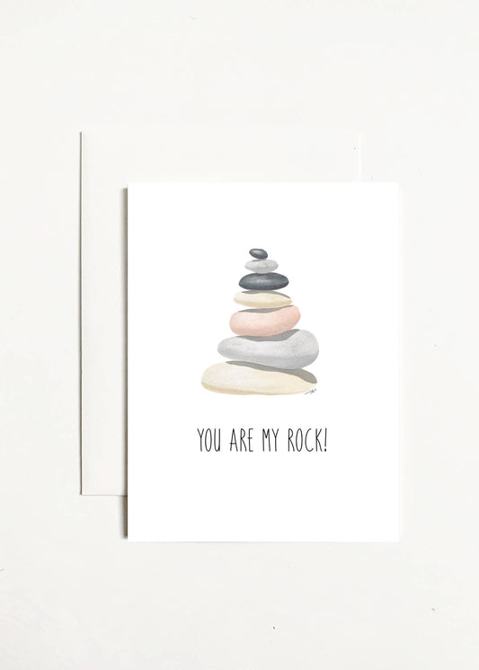 Greeting Card - K.Patricia -You Are My Rock!