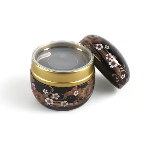 Tea Leaves Container - Floral Design