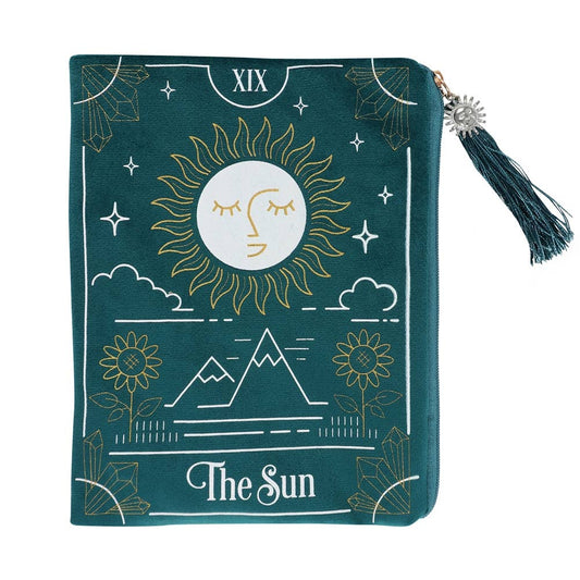 Zippered Tarot Card Bag - Sun Green