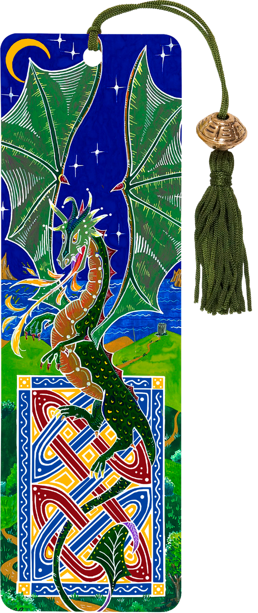 Bookmark - Dragon Beaded