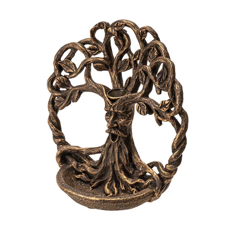 Tree Of Life Greenman Backflow Incense Burner