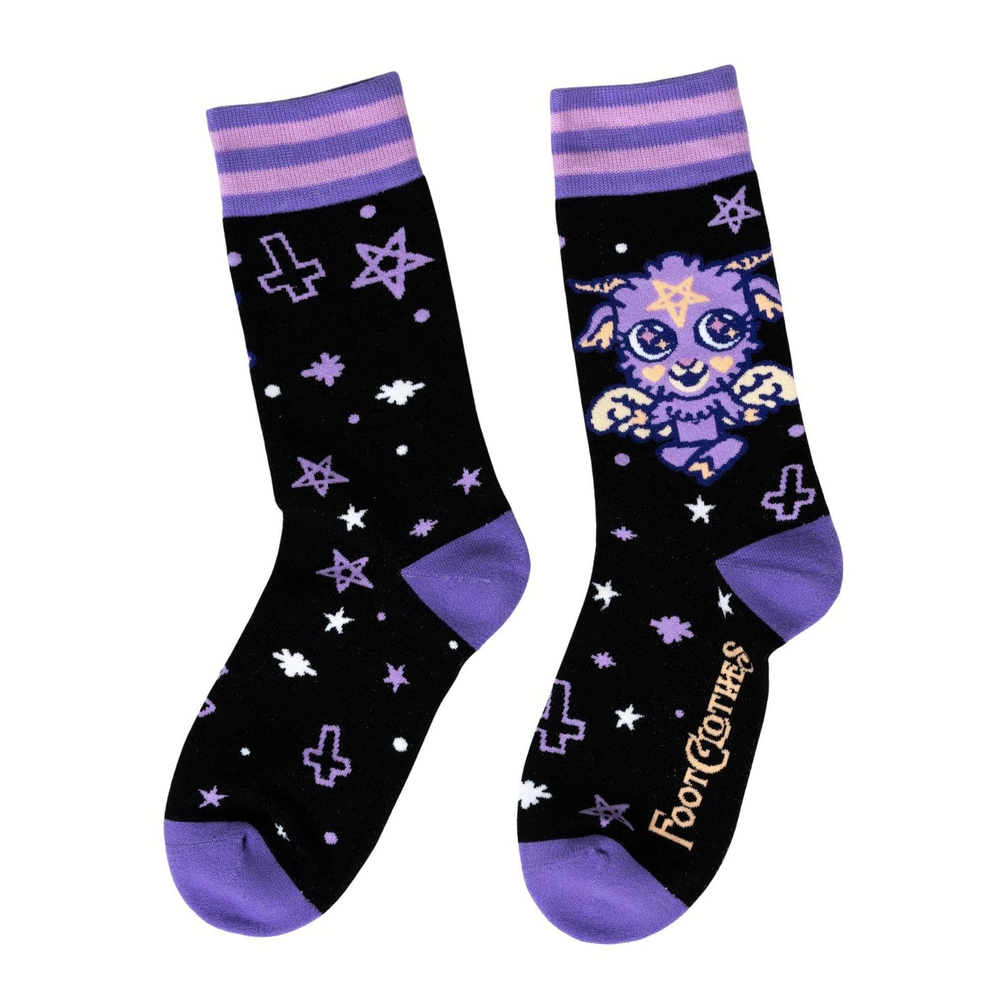Foot Clothes - Cute Baphomet Crew Socks