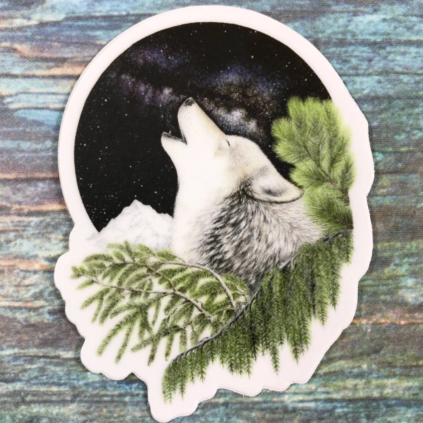 Stickers - Abundance Illustration - Howling Wolf