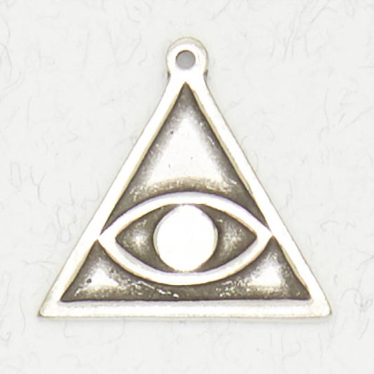 Talisman Pendant – The All Seeing Eye: Pewter