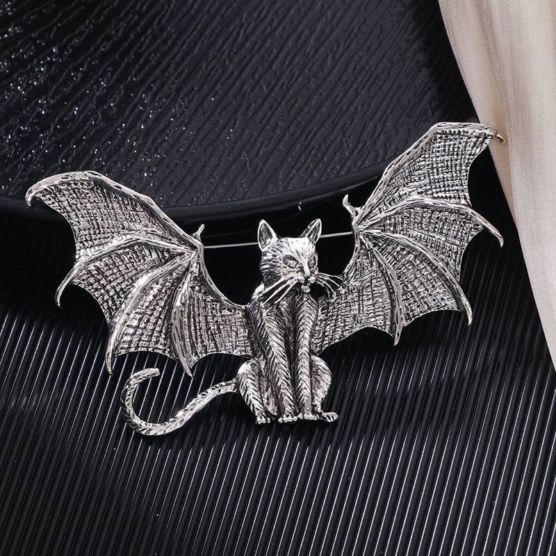 Winged Cat Bat Gold