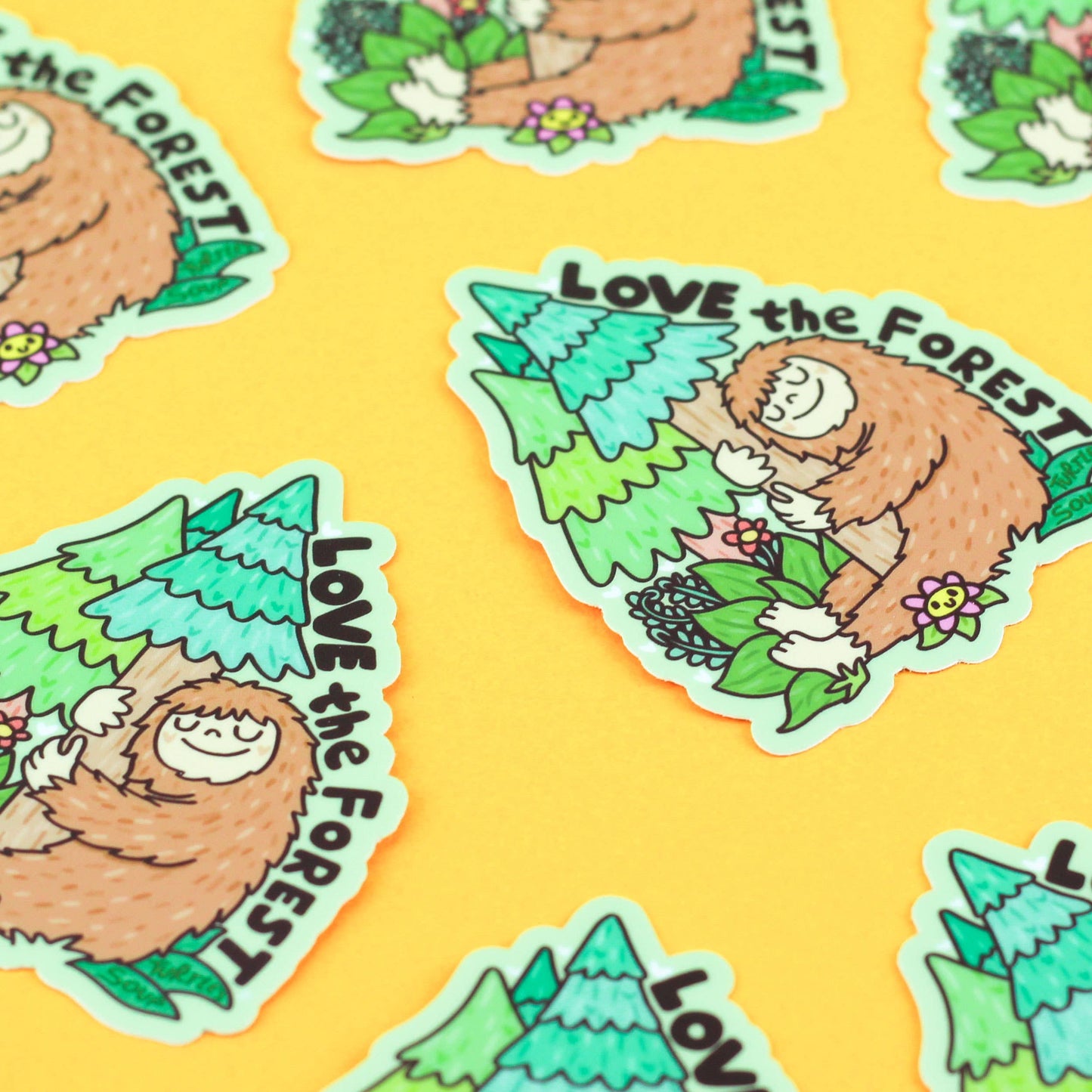 Stickers - TS - Love The Forest Bigfoot Sasquatch