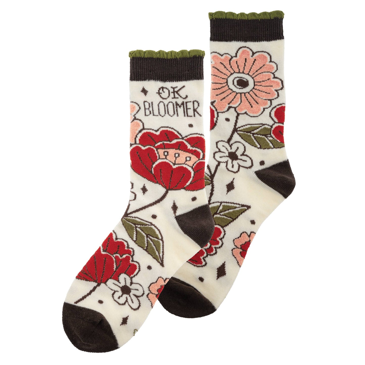 Karma - Crew Socks: OK Bloomer