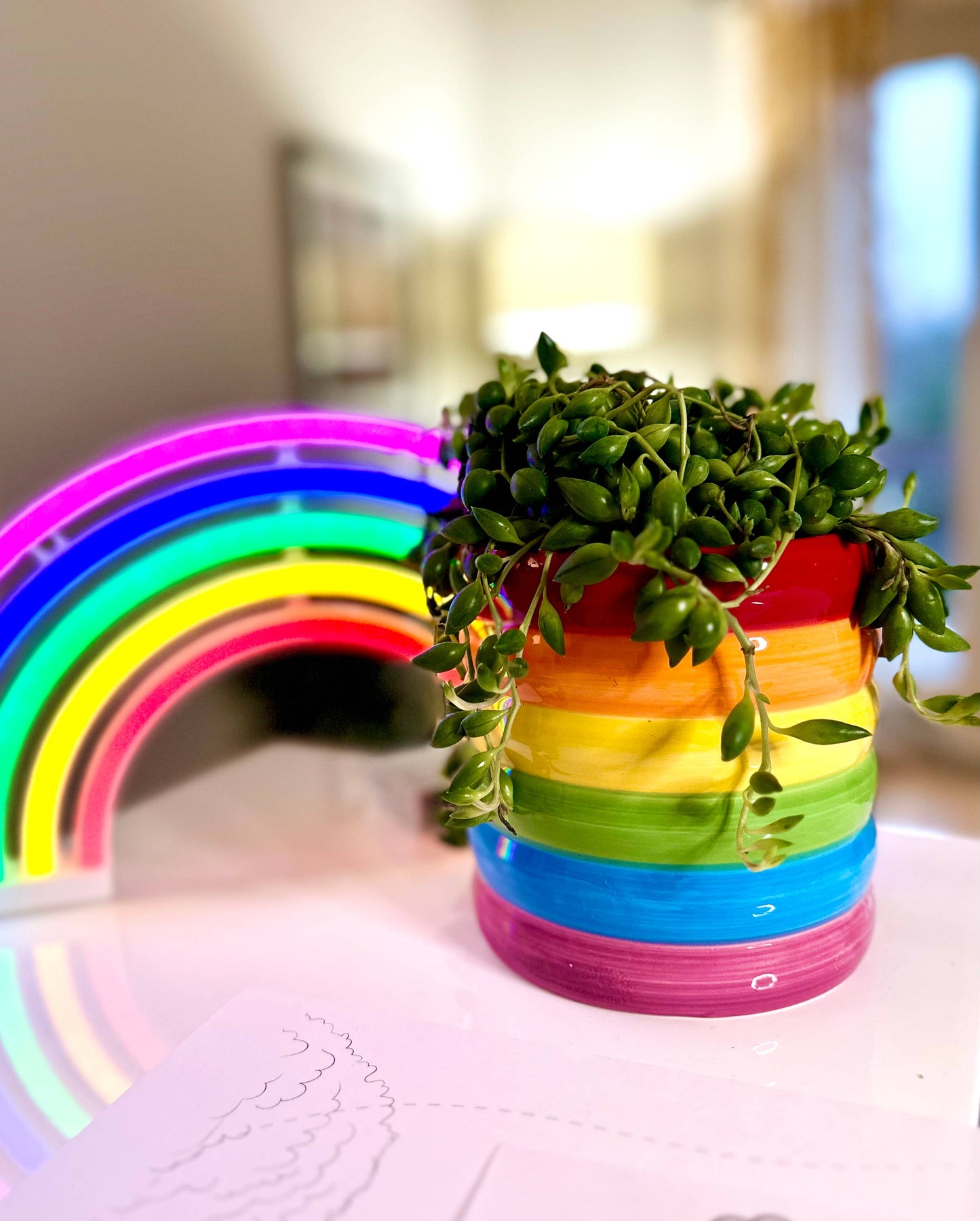 Stacked Rainbow Planter *SALE