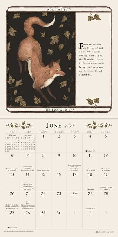 Woodland Wardens 2027 Mini Wall Calendar by Jessica  Roux: Calendar; 24 pages / English