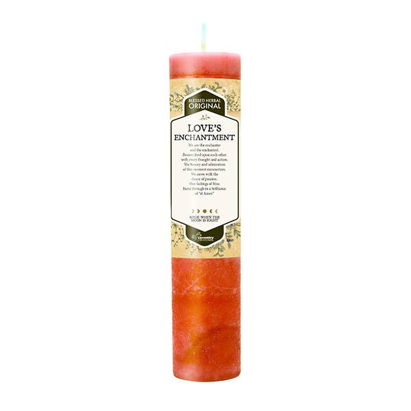 Blessed Herbal Candle Love's Enchantment