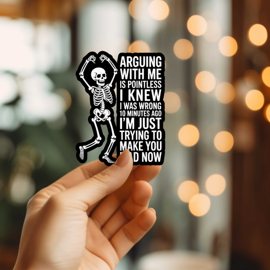 MMT - Trying to Make You Mad Vinyl Sticker