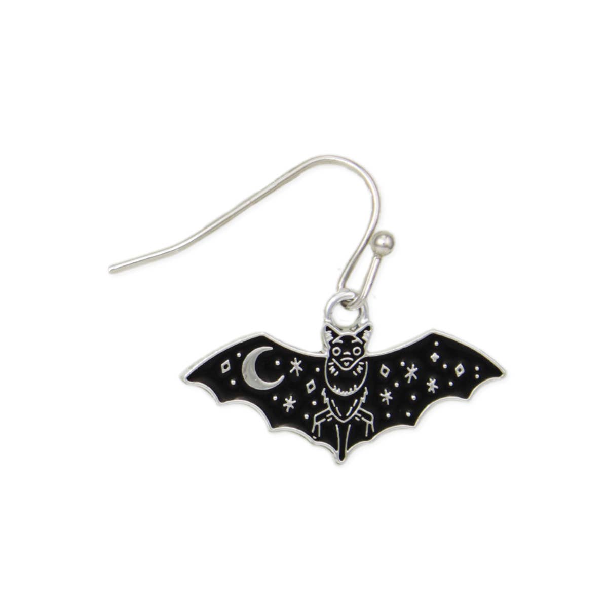 Earrings - Night Flyer Celestial Bat