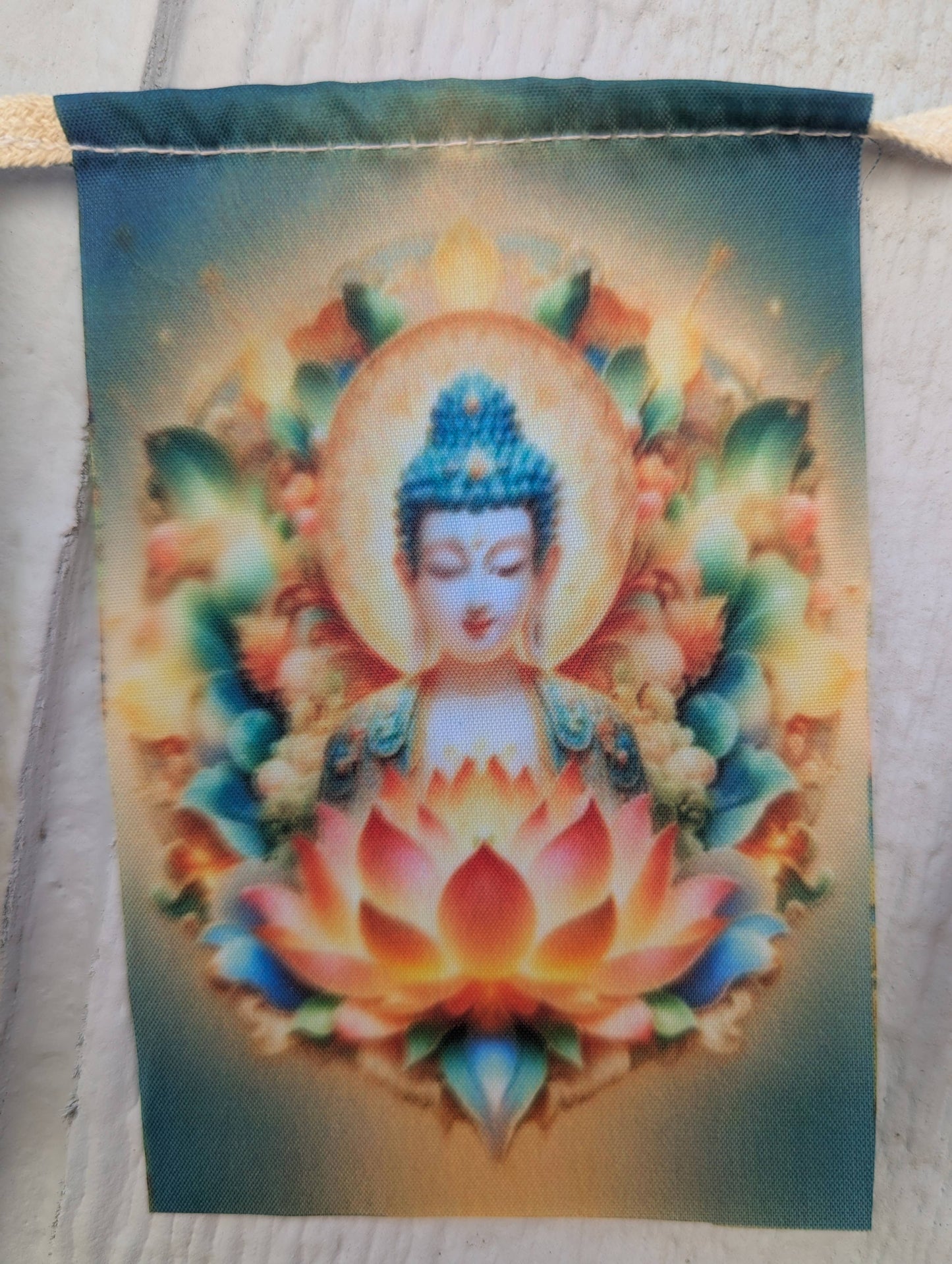 Prayer Flags - Mini Buddha - Cloth