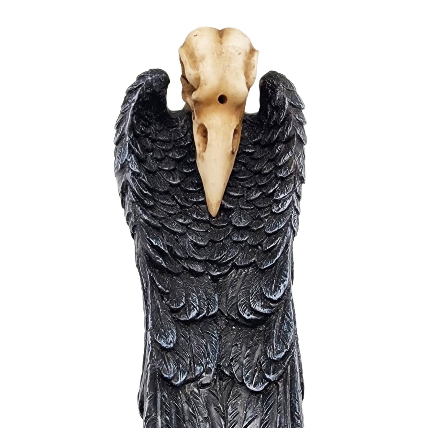 Raven Crow Skull Incense Burner