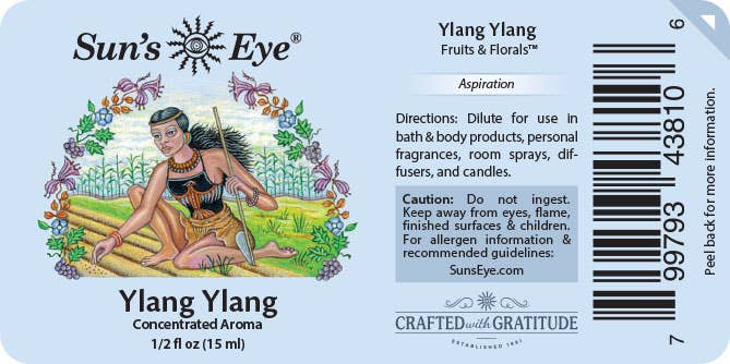 Ylang-Ylang Oil: .5 fl oz - Sun's Eye