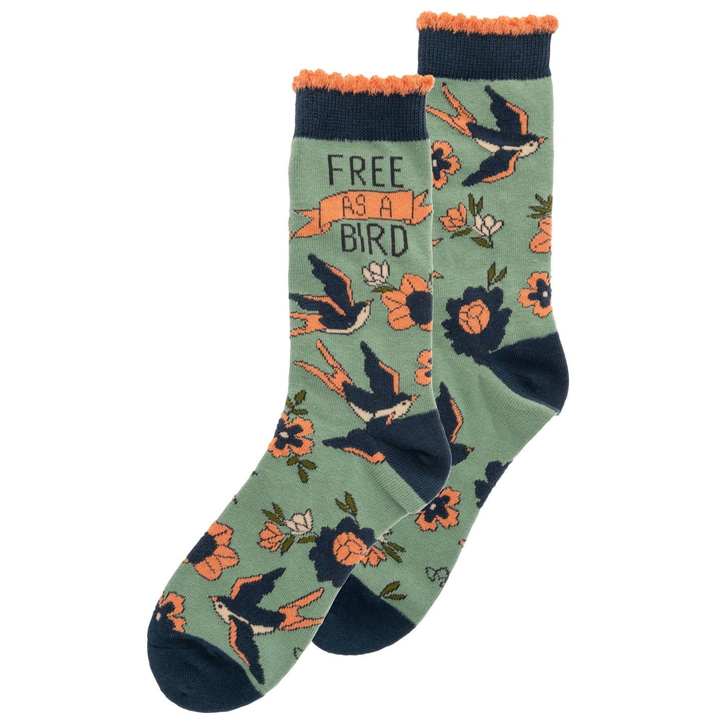 Karma Crew Socks: Cat