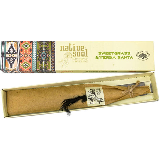 Native Soul Incense 15 Gr - Sweet Grass & Yerba Santa