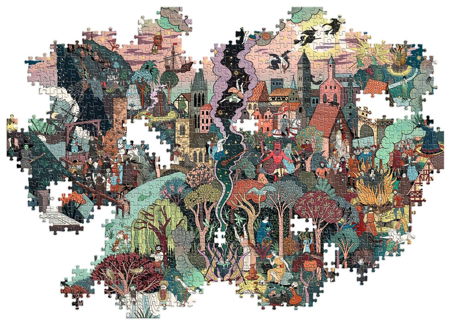 The World of Witches: A Cultural History of Witchcraft in a 1000-piece Jigsaw Puzzle