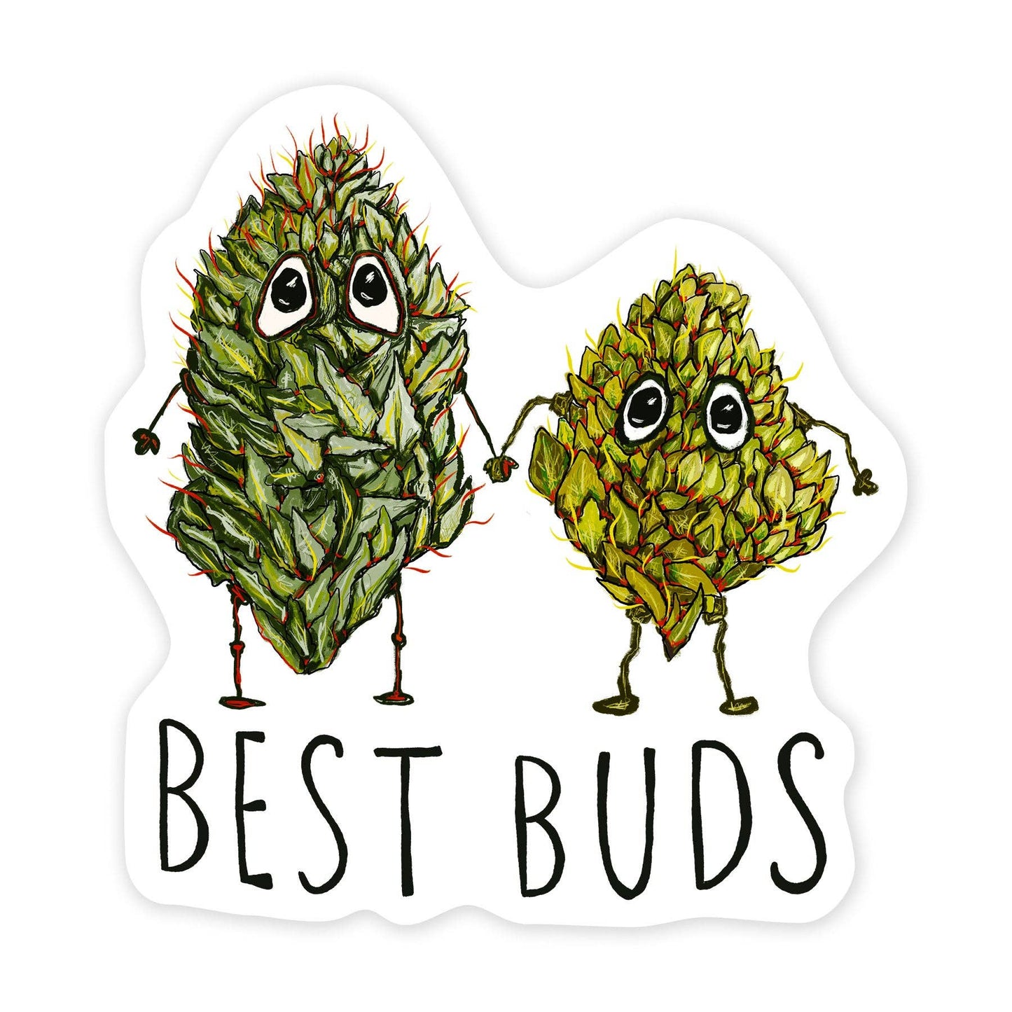 Best Buds - Mini Sticker