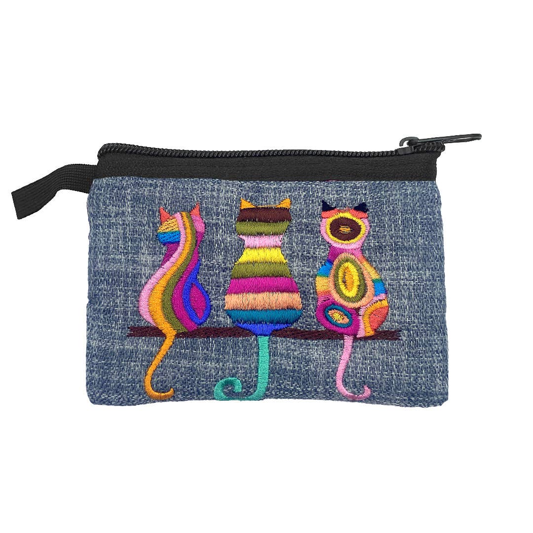 3 Cats Ecuadorian Coin Purse