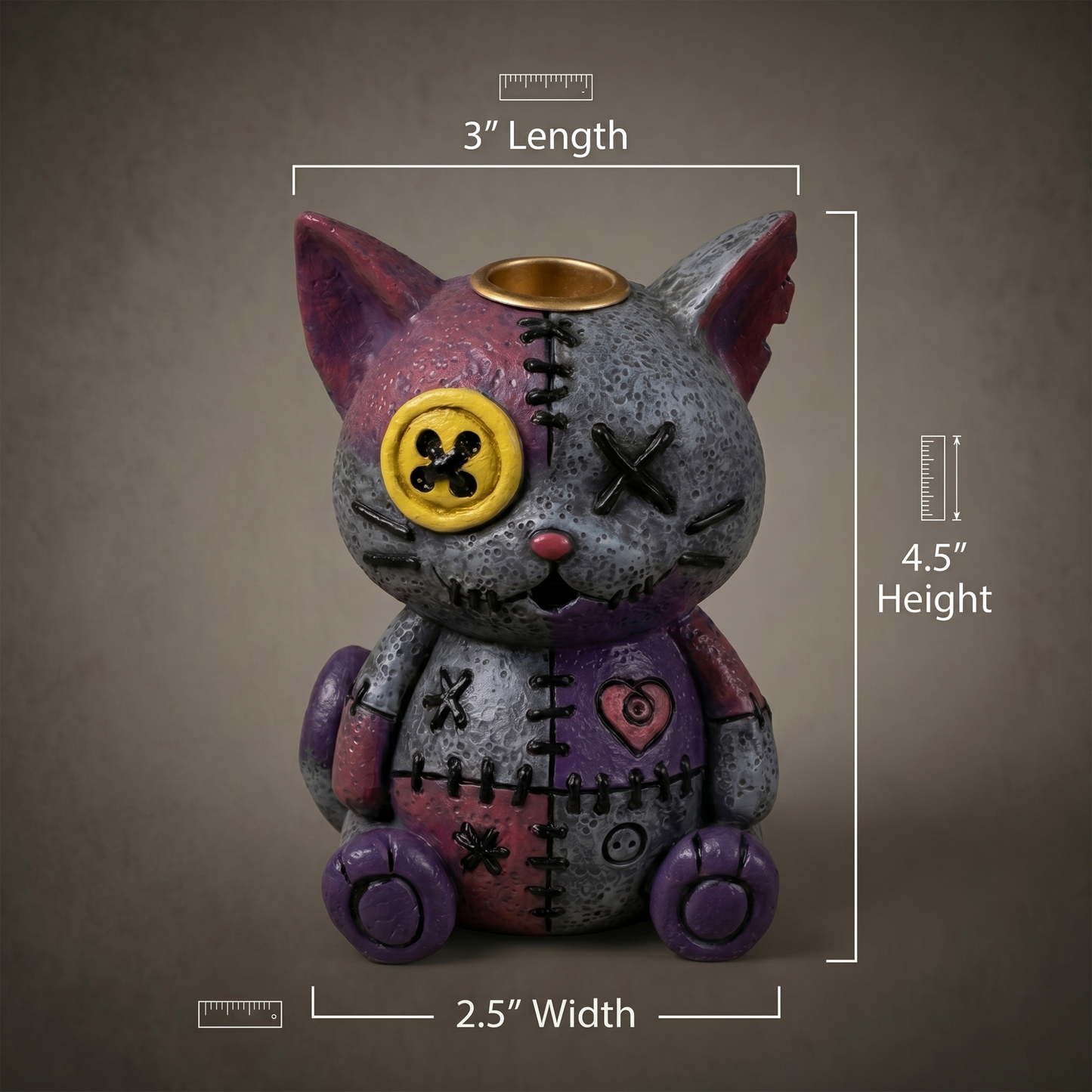 Cat Voodoo Doll Backflow Burner