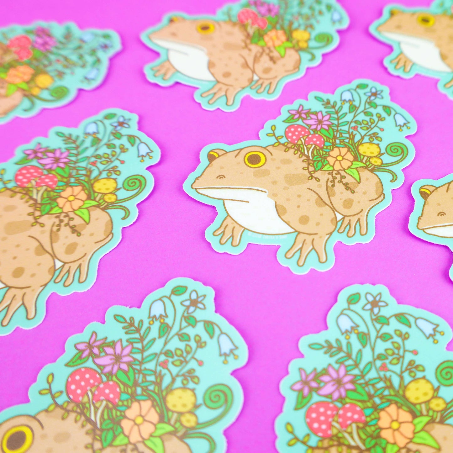 Stickers - TS - Botanical Toad Planter