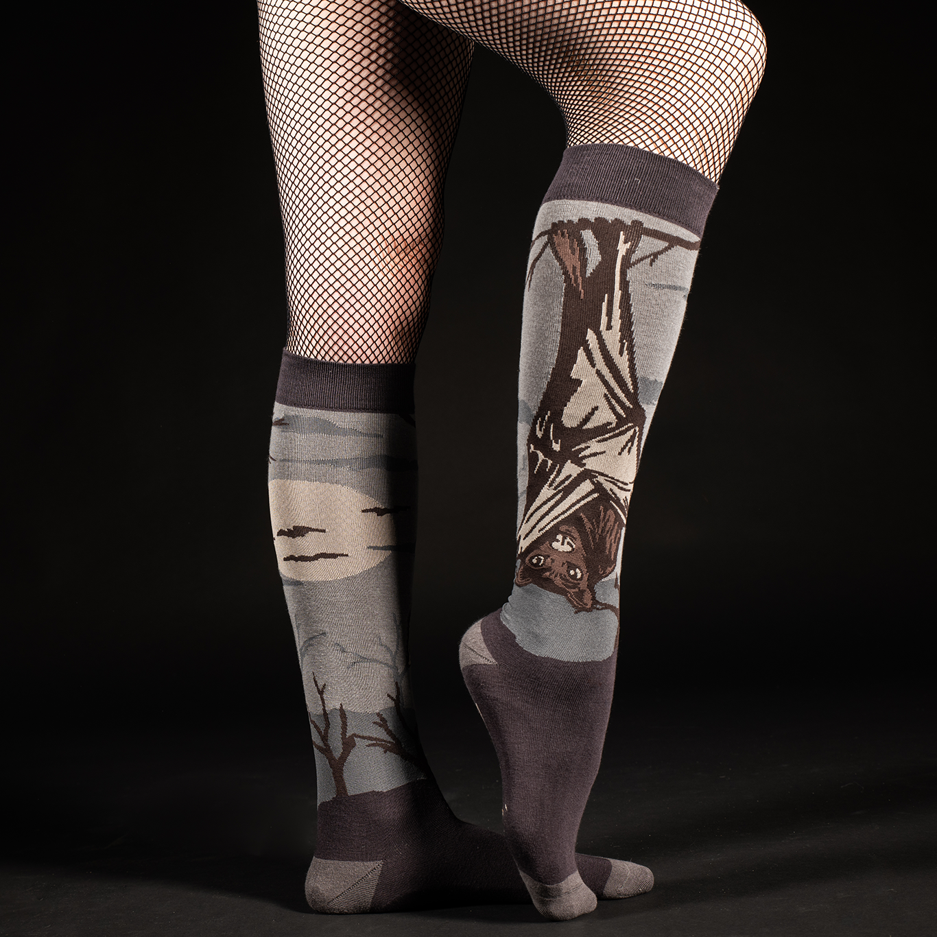 Socks - Foot Clothes - Bat Knee High