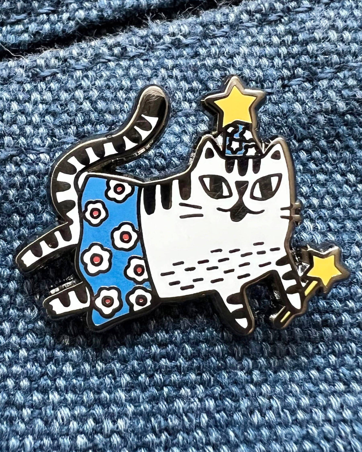 Cat Enamel Pin Wizard/Party Cat: Pin