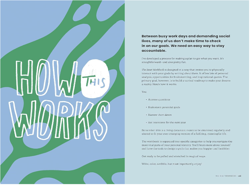 Reset Workbook: A Guided Wellness Journal (Self Care)