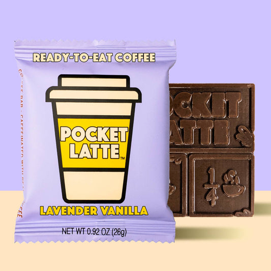 Pockets Chocolates - Lavender Vanilla - Coffee Chocolate Bar