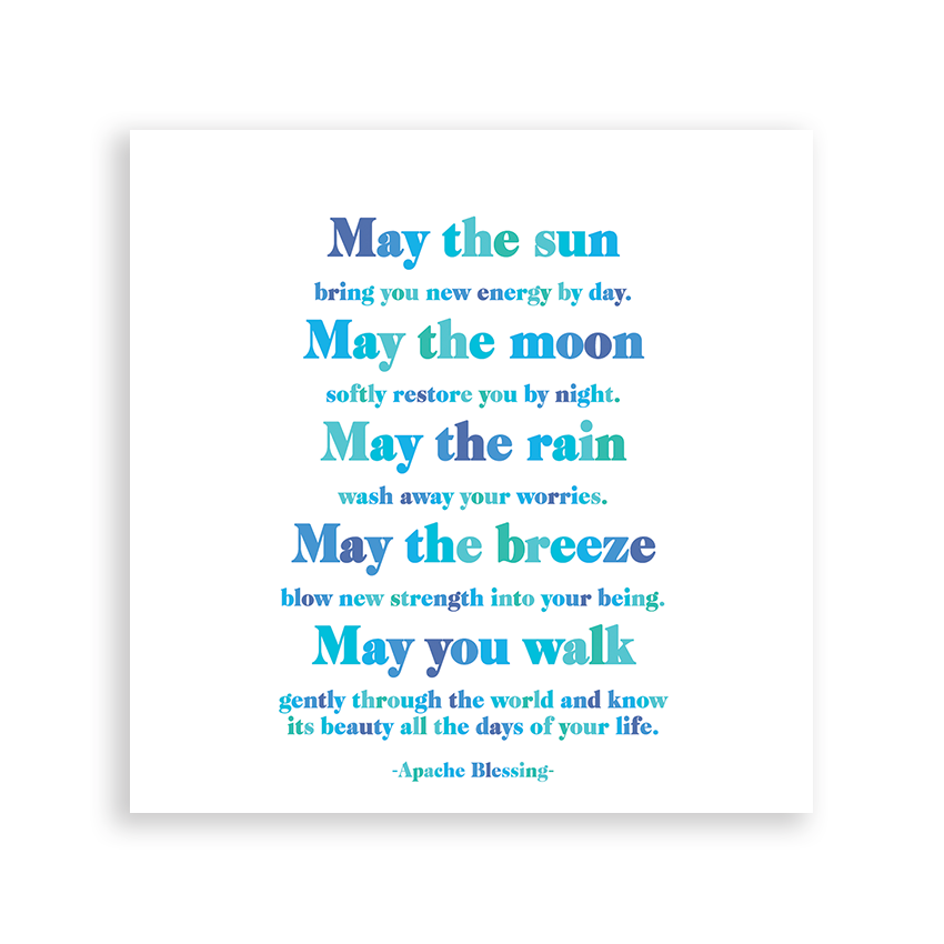 Quotable Magnets - May The Sun (Apache Blessing)