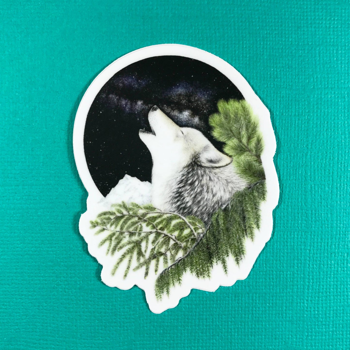 Stickers - Abundance Illustration - Howling Wolf