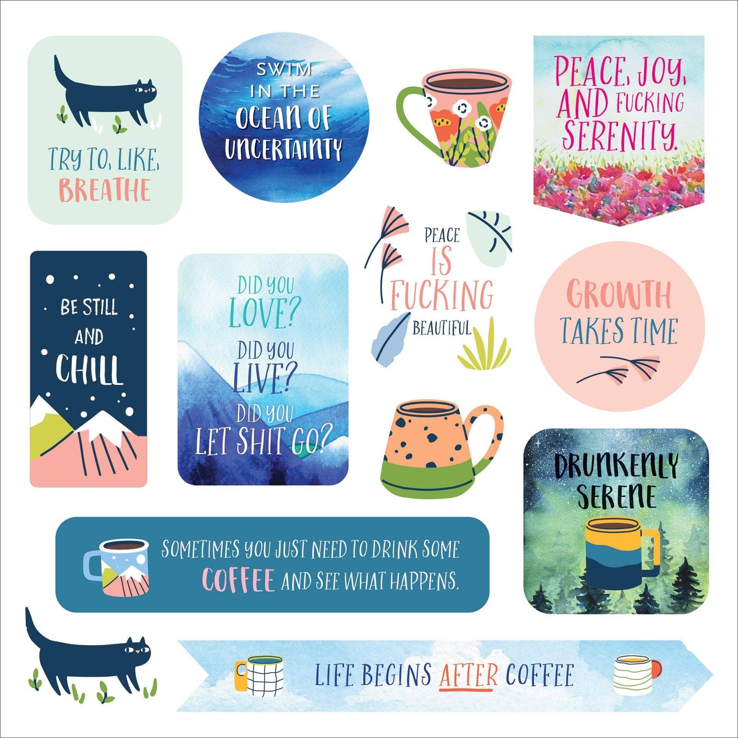 Sticker Book - Inner F*cking Peace