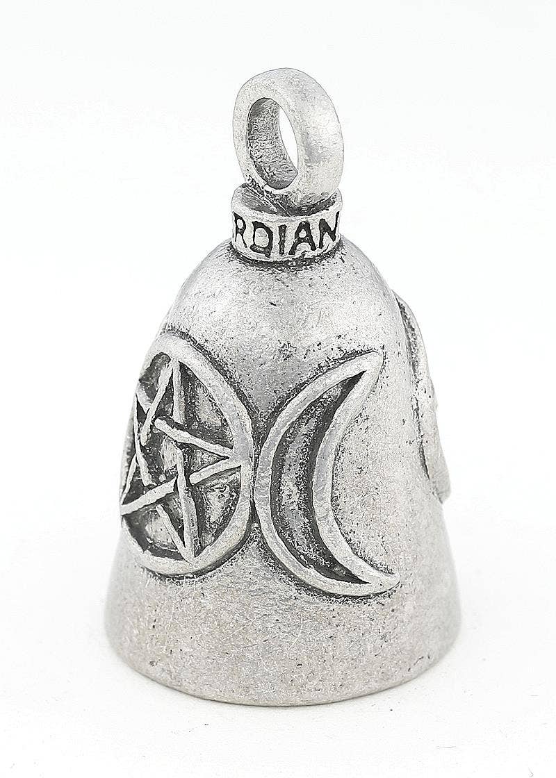 Pentagram with 3 Moons Guardian Bell
