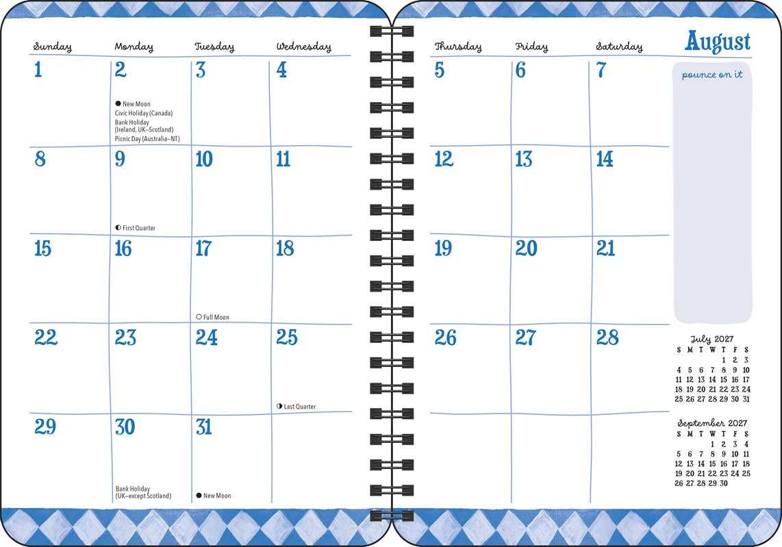 Diary of a Domestic Cat 2027 Monthly/Weekly Planner Calendar by Sally  Welchman