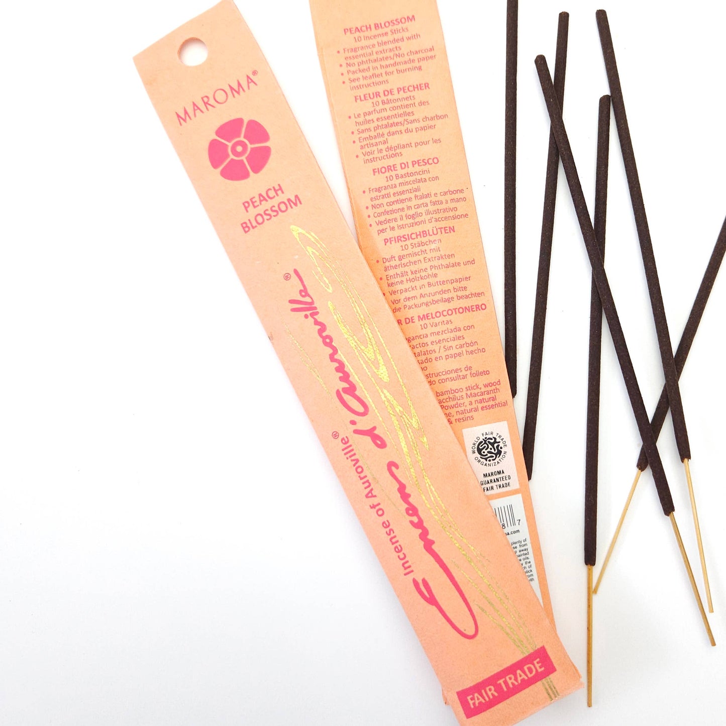 Maroma Premium Stick Incense Peach Blossom