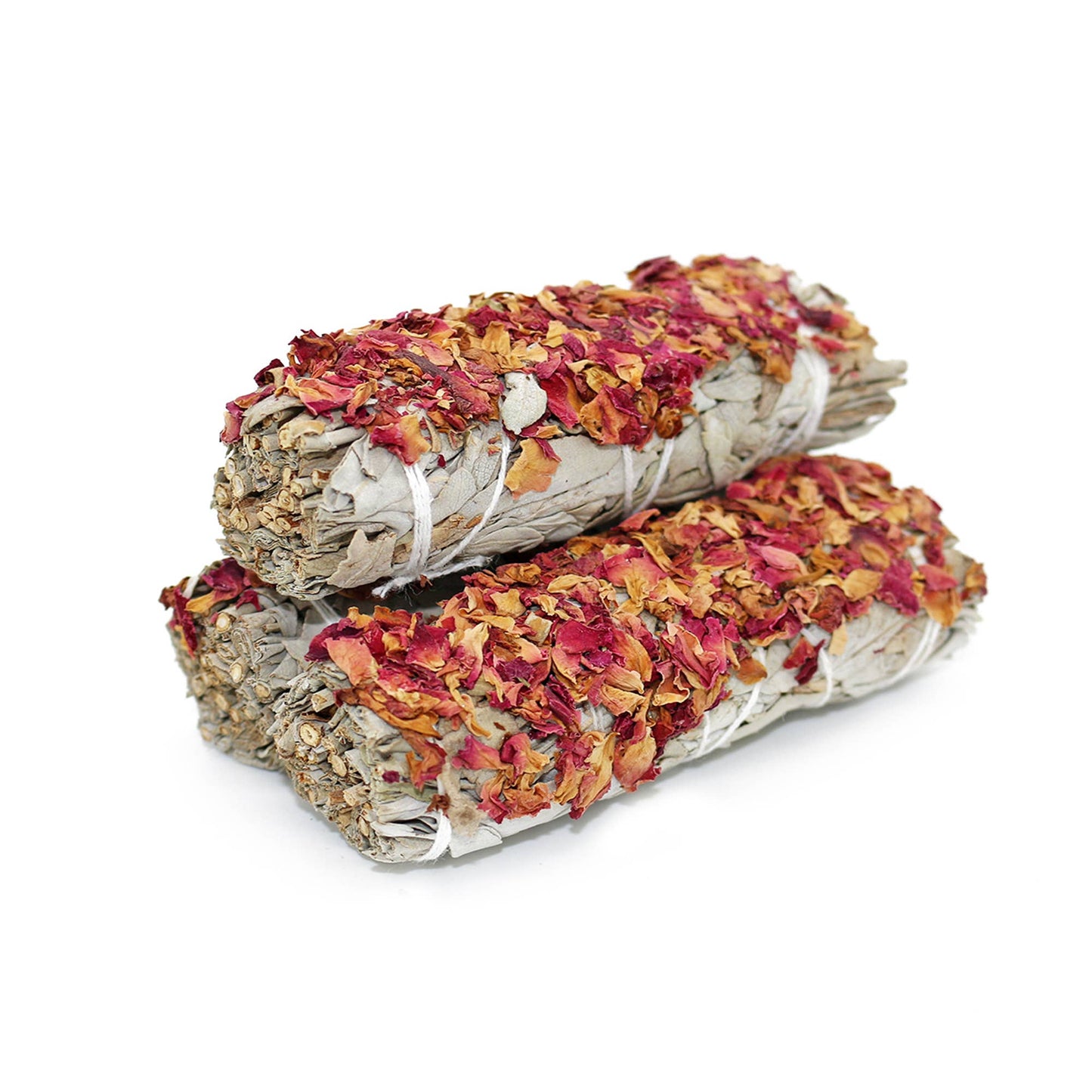 Smudge Bundle - Wild Rose Floral White Sage