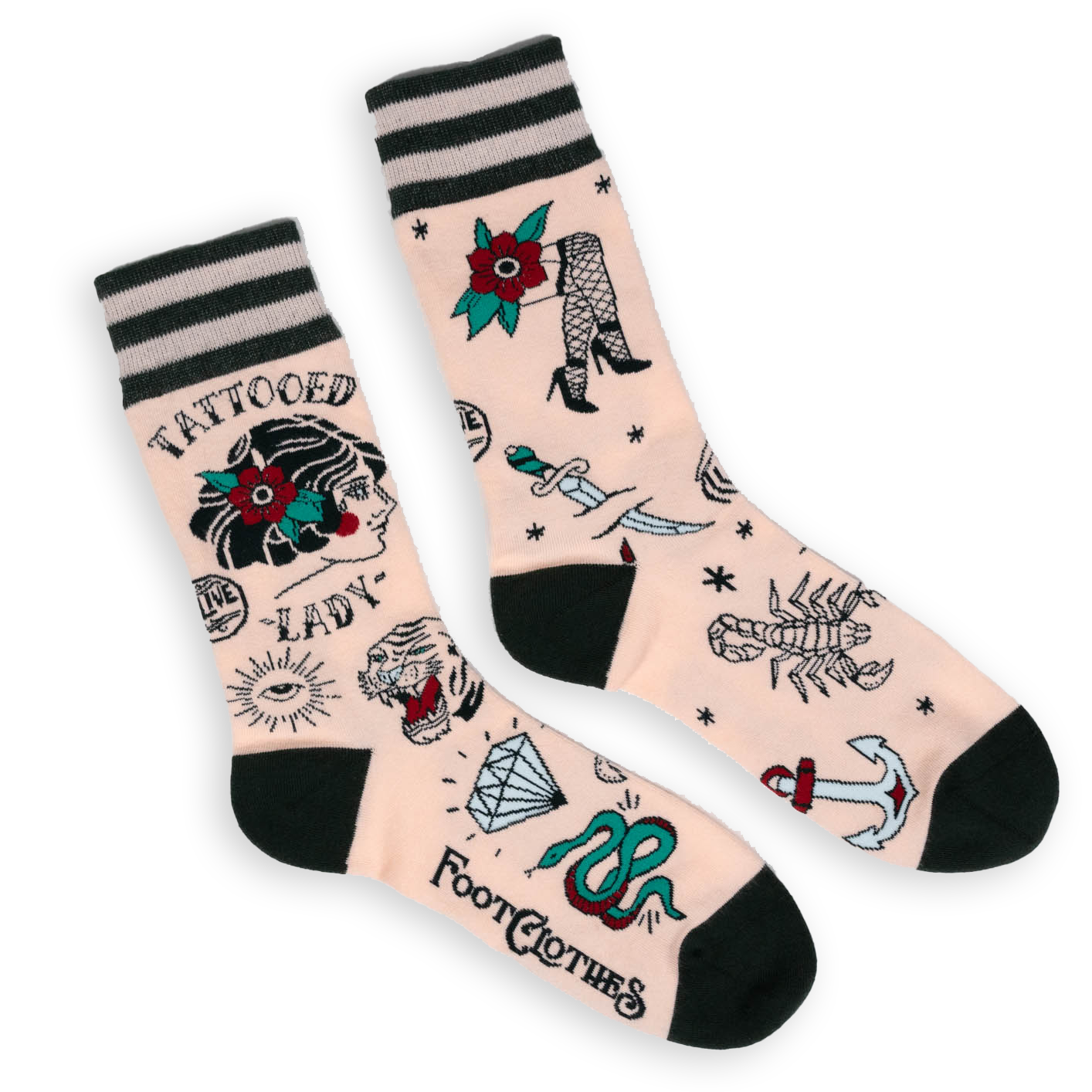 Socks - Foot Clothes - Tattooed Lady