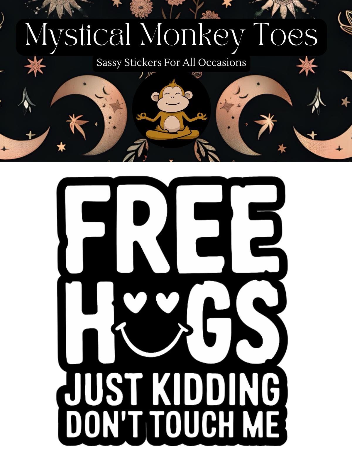 MMT Stickers - Don't Hug Me
