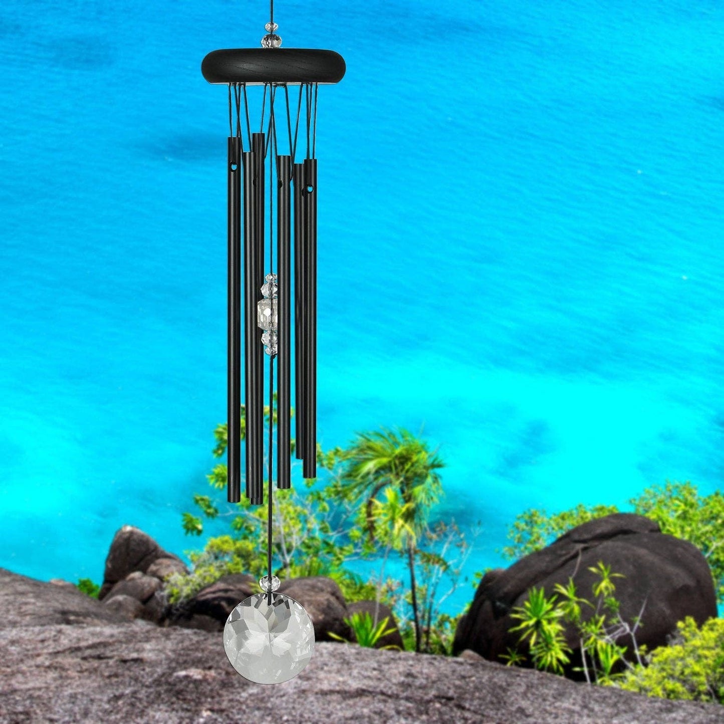 Woodstock Crystal Meditation Chime™ - Black