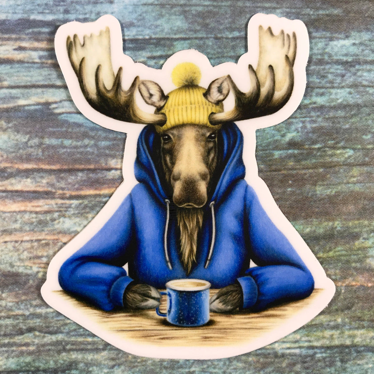 Stickers - Abundance Illustration - Coffee Moose