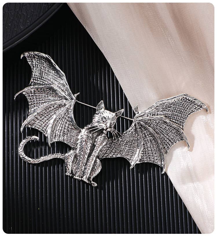 Winged Cat Bat Gold