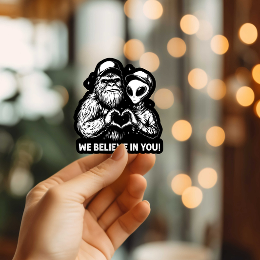 MMT - We Believe in You Vinyl Sticker