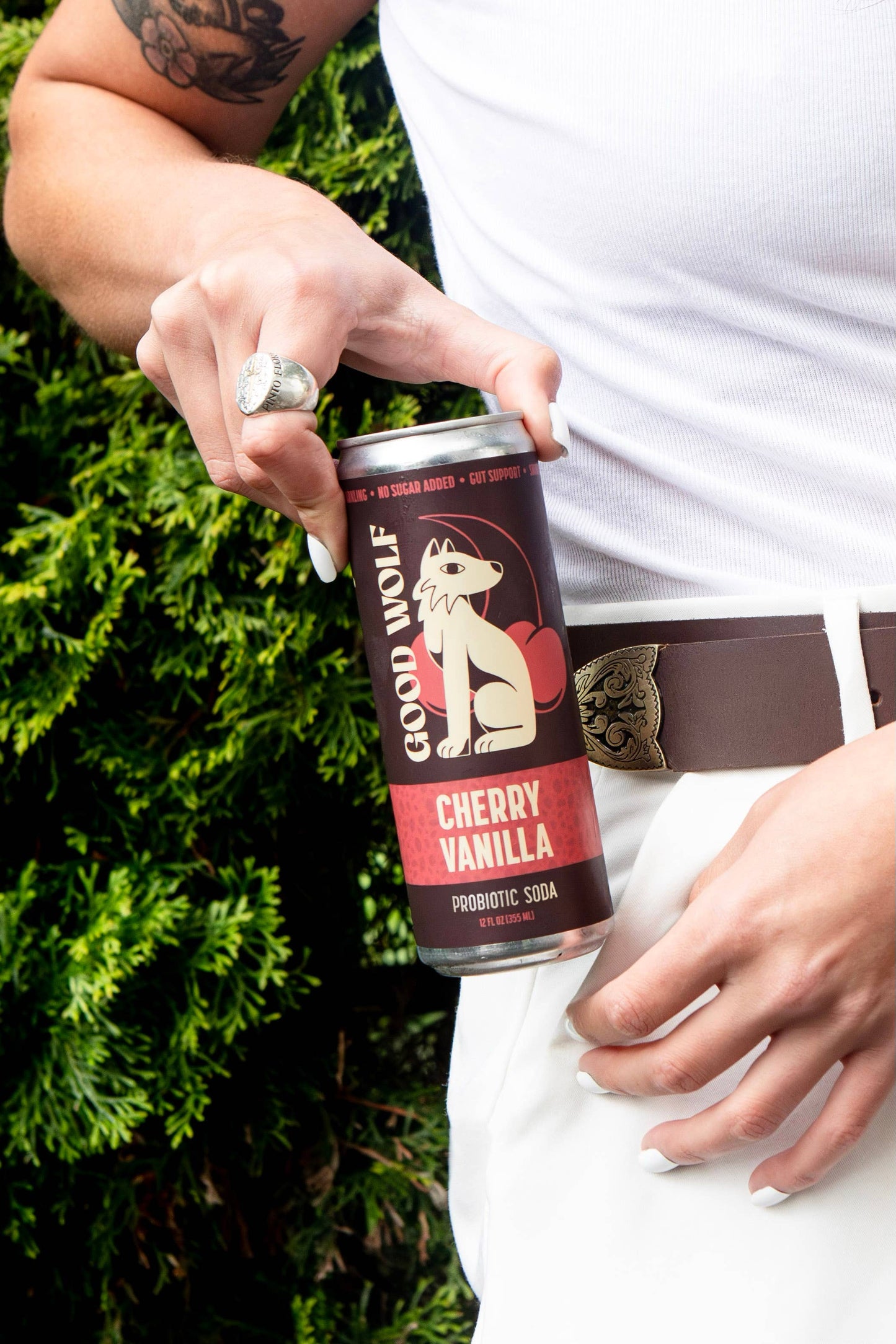 Cherry Vanilla Probiotic Soda - No Added Sugar; Hand-Crafted