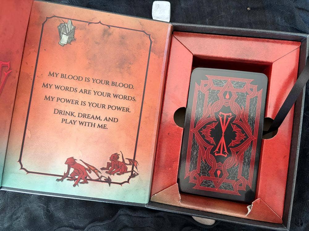 The Vampire's Tale Tarot Deck (Halloween Tarot Deck)