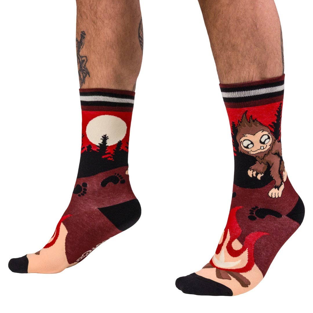 Foot Clothes - Cute Bigfoot Crew Socks